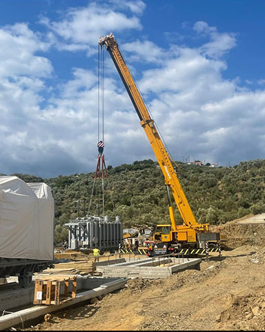 Γερανός ανύψωση - Χαρβάλας Γερανοί Βόλος